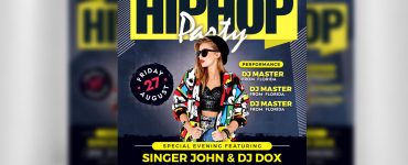 Nightclub Party Flyer PSD Template