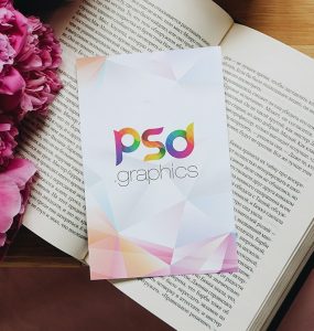 Beautiful Postcard Mockup PSD