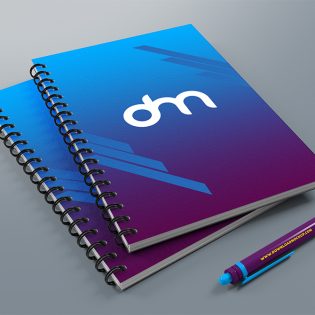 Spiral Notebook Mockup PSD Template