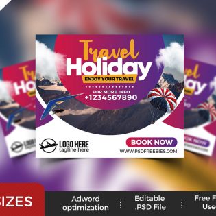 Travel Agency Web Banner Templates