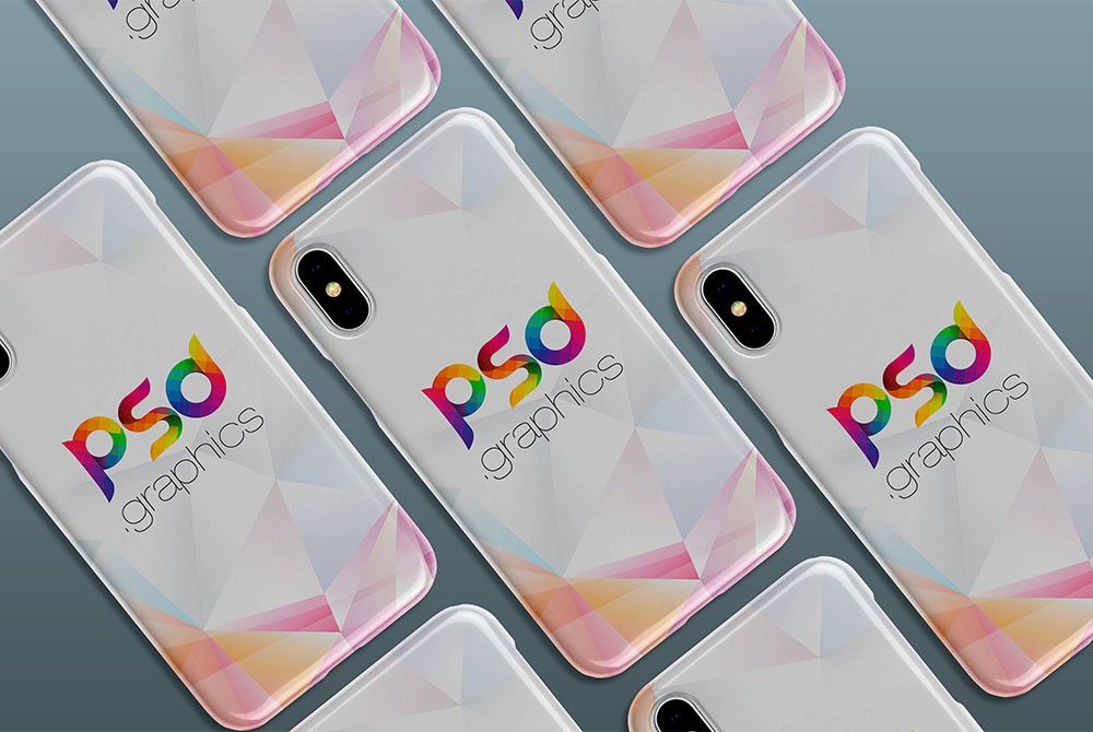 Free iPhone XS Case Mockup - Download PSD