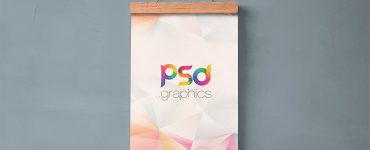 Wall Hanging Poster Mockup