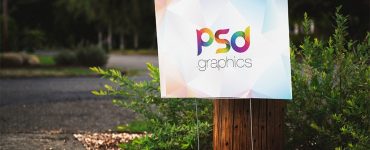 Advertising Placard Mockup Template