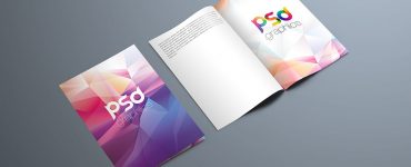 Bi-Fold Brochure Mockup PSD Template