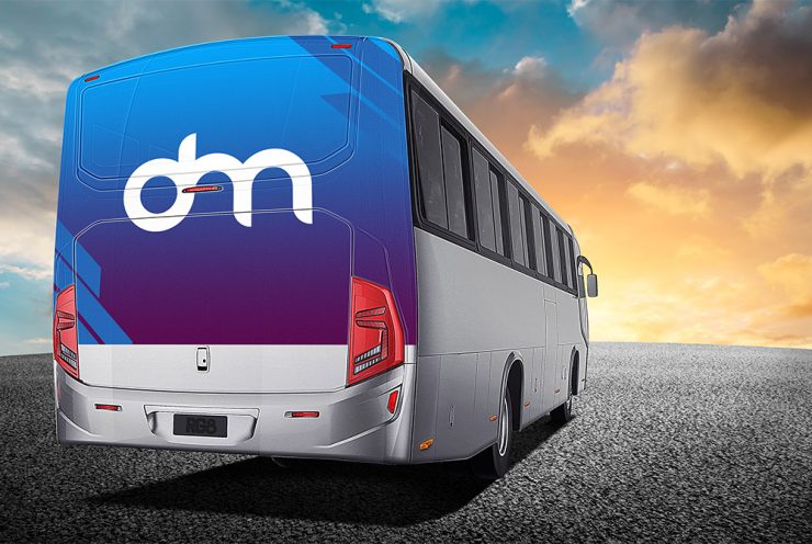 Bus Branding Mockup Template