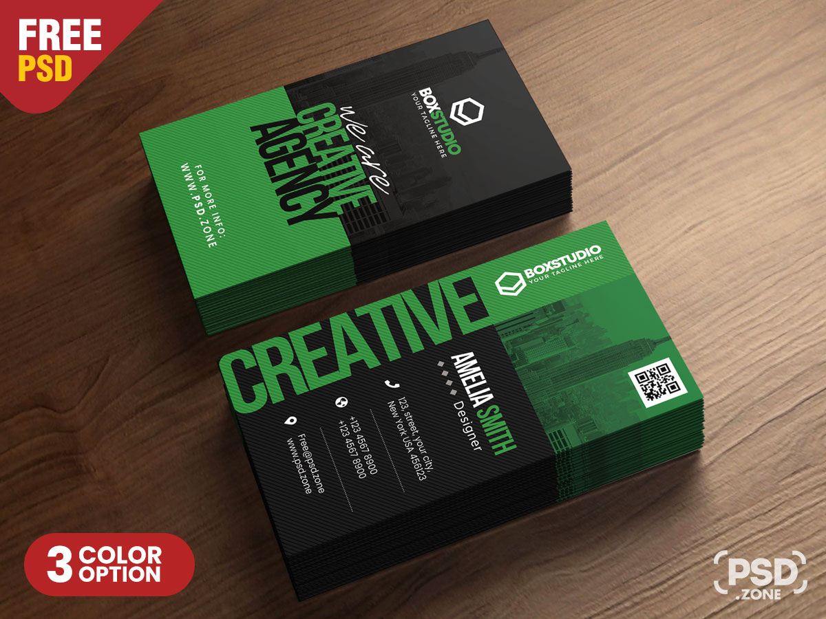 business card psd template free business cards zone