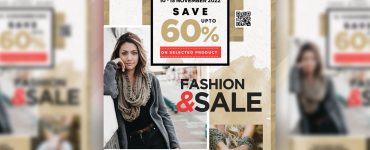 Fashion Sale Flyer Design Template