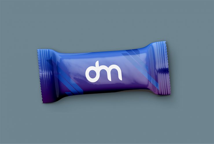 Snack Bar Packaging Design Mockup