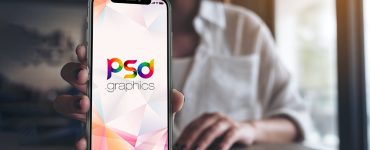 Holding iPhone 11 Pro in Hand Mockup