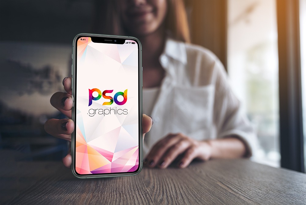 Holding Iphone 11 Pro In Hand Mockup Download Psd