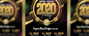 2020 New Year Party Flyer Template