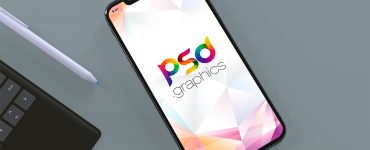 Flat Lay iPhone 11 Pro Max Mockup Template