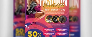 Year-End Fashion Sale Flyer Template