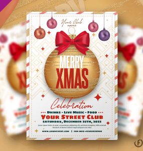 Christmas Party Event Flyer Template