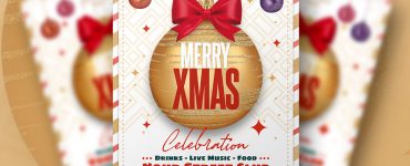 Christmas Party Event Flyer Template