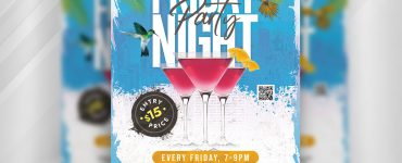 Friday Night Party Flyer Template Design