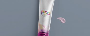 Cosmetic Tube Mockup PSD Template