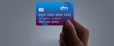 Holding Credit Card in Hand Mockup
