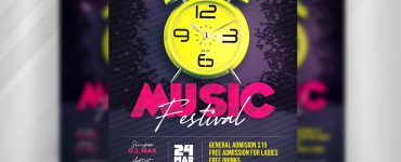 Music Festival Party Flyer Template