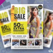 Big Fashion Sale Flyer Template