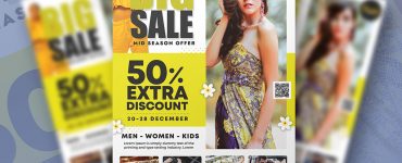Big Fashion Sale Flyer Template