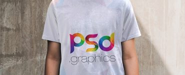 Free Man T-Shirt Mockup Template