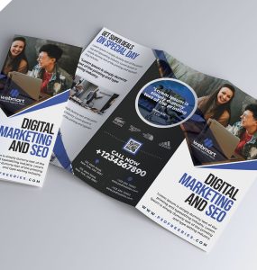 Tri-Fold Corporate Brochure Design Template