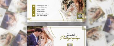 Wedding Photographer Business Card PSD Template