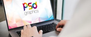 Working on Macbook Pro Mockup Template
