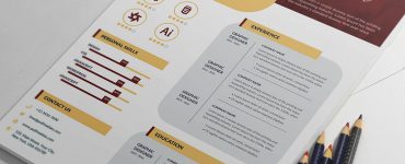 Creative Resume CV Template Design