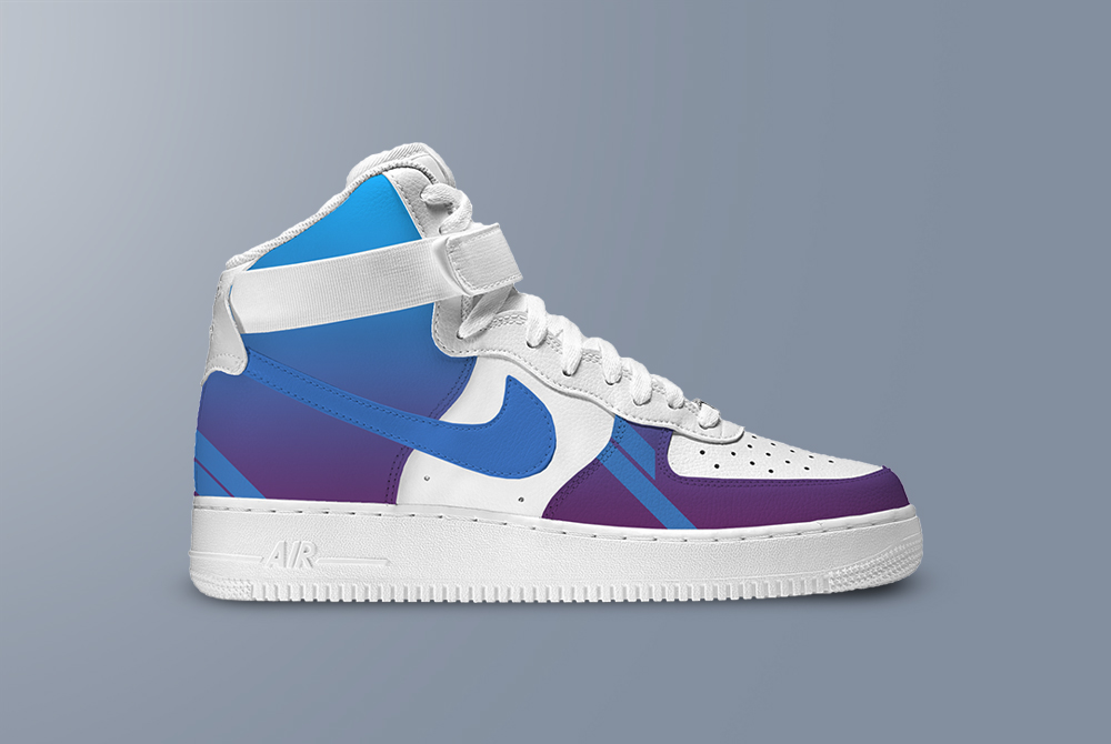 Nike air shop force 1 mockup