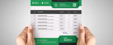 Payment Invoice Template Design PSD