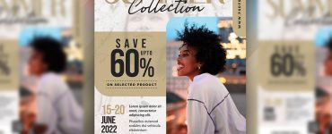 Season Sale Flyer Design Template