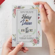 Beautiful Wedding Invitation Card Template