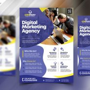 Digital Marketing Agency Flyer Template PSD