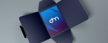 Folding Envelope Invitation Card Mockup