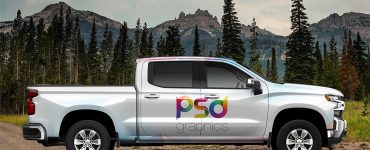 Pickup Truck Mockup
