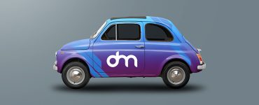 Vintage Car Wrap Mockup Template