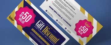 Fashion Store Gift Voucher Design Template