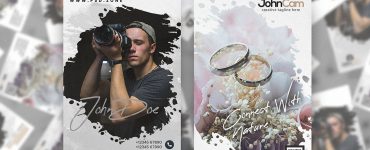 Wedding Photography Business Card Design Template