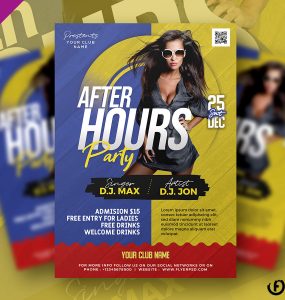 After Hours Party Flyer Template