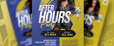 After Hours Party Flyer Template