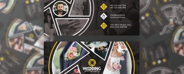 Creative Wedding Photographer Business Card Template