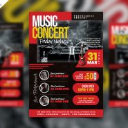 Live Music Concert Event Flyer Template
