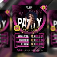 Music Party Flyer Design Template