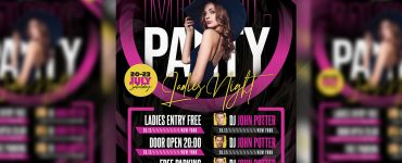 Music Party Flyer Design Template