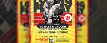 Night Club Event Flyer Design Template