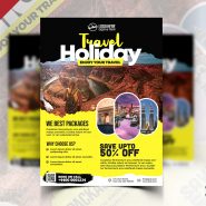 Travel Agency Promotion Flyer Template