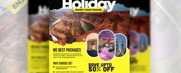 Travel Agency Promotion Flyer Template