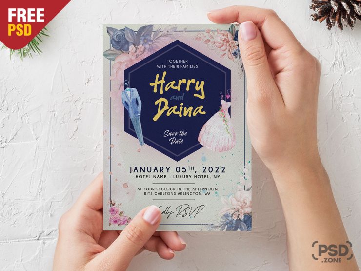 Free Wedding Invitation Card Design Template